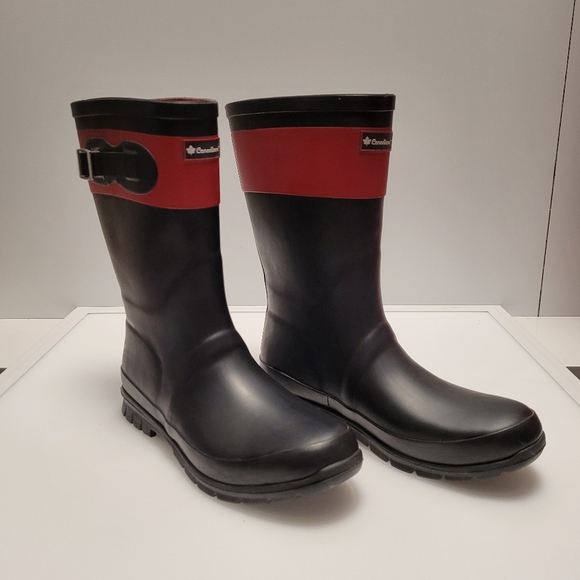 Canadiana Womens Wellington Rubber Boots - Picture 4 of 6
